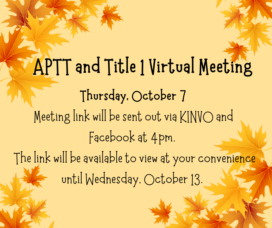 APTT and Title 1 Virtual Meeting