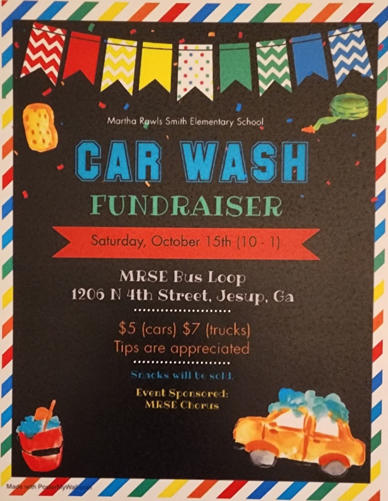 MRSE Car Wash Fundraiser | Martha Smith Elementary School