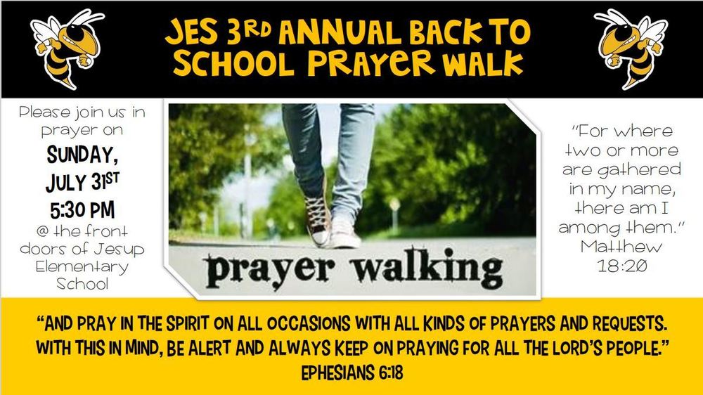 3rd Annual  Back to School Prayer Walk