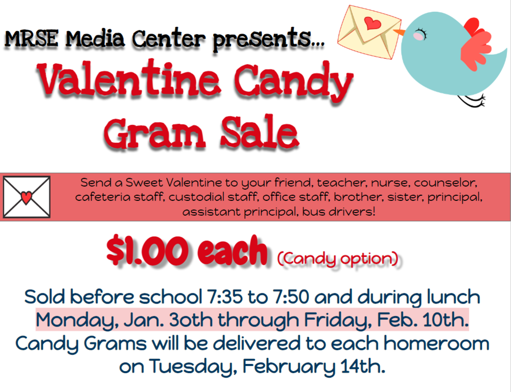 Valentine Candy Gram Sale