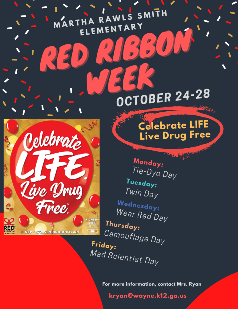 Red Ribbon Week Martha Smith Elementary School