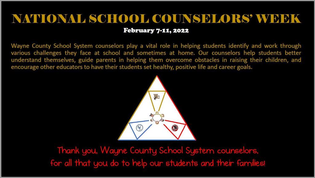 National School Counselors' Week