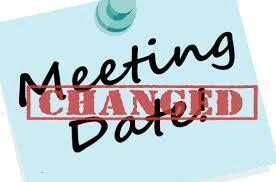 Meeting Date Changed