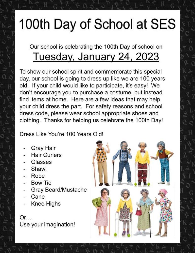 100th day of school at SES